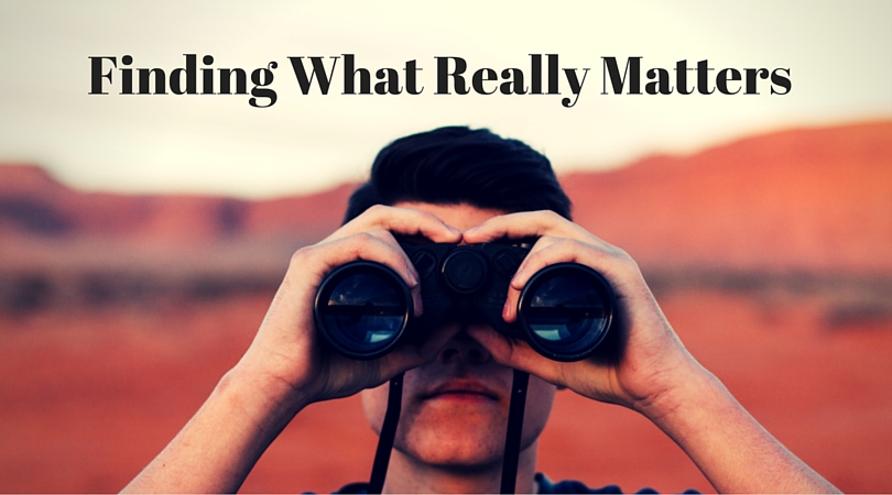 Finding What matters